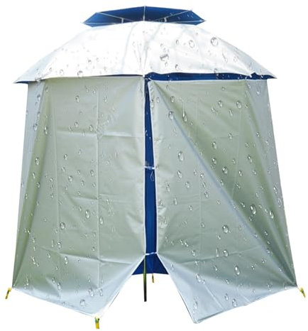 Tente de plage parapluie – Pare-soleil – Housse de parasol | Pare-soleil de plage imperméable et coupe-vent – Parasol de plage portable – Protection solaire pour l'extérieur
