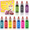 Colorante Alimentario Liposolubles para Chocolate 10 Colores, Wwtop Alta Concentración Colorante Alimentario Reposteria, Oil Food Coloring para Pasteles, Hornear, Navidad Pascua Fondant, Macaron, 6ml