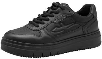 Tamaris 1-1-23746-43-1A6 Damen Sneaker Low Leder/Synthetik weiß