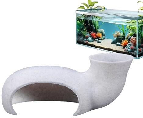 Lainiaoly Einzigartige Aquarium - Höhle, Tunnel, Fisch-Tunnel Für Aquarien, Garnelen-Höhle, Zubehör Für Garnelenbecken, Eck-Dekorationen, Spielzeug-Ornament