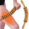 Faszienstab Holz, Faszienroll Holz, Premium Massageroller, Faszienroller, Massage Roller für Muskelentspannung, Körperformung,Buche (Verbiegen 11 Runden)