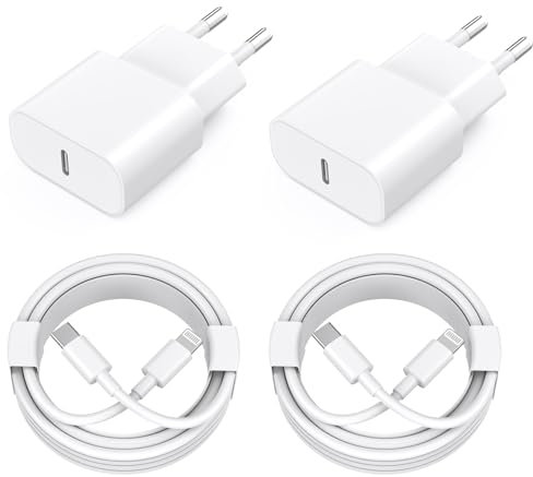 [MFi Zertifiziert] iPhone Ladekabel,2 Pack 20W USB C Ladegeräte iPhone Schnellladegerät mit 3M Lightning Kabel Schnellladekabel i-Phone Ladekabel für i-Phone 14 Pro Max Plus 13 12 11 XS SE iPad
