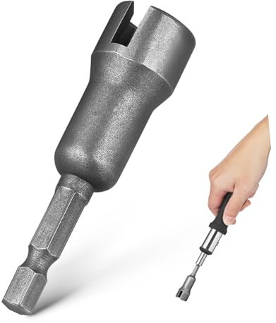 DIYEAH Wing Nut Driver Adapter Socket Wrench Slotted Wing Nut Drill Bit Electric Screwdriver Sleeve for Power Tool Accessories