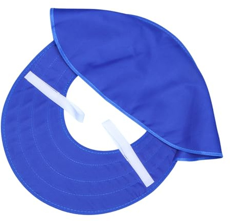 MAGICLULU Pare-Soleil Léger en Polyester Bleu pour Casque de Chantier Visière de Protection Solaire, pour Installation Extérieure et Travaux en Plein Air