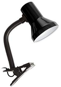 Evila – lampe avec pinces anti-dérapantes E27 Maximo/A 40 W Noir