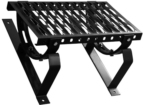 Taksteg 80 cm Komplett för platt takskydd (RAL 9005 - Svart)