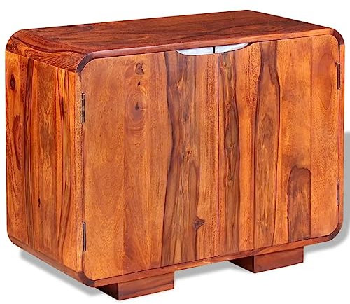 vidaXL Akazieholz Massiv Sideboard Anrichte Schrank Flur Kommode