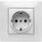 FAMATEL – Base | Enchufe de empotrar | Serie Habitat 15 | Fácil instalación | Alta estanqueidad del producto | Protección Infantil | TT | 16A | 250V | Blanco