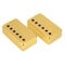 2er / Set Guitar Pickup Abdeckung, Hals & Brücke Tonabnehmer Cover(Golden)
