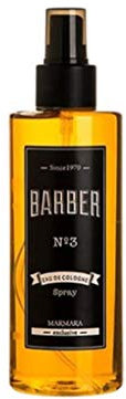 BARBER MARMARA No.3 Eau de Cologne Pump-spray Herren (1x 250ml) After Shave Men Duftwasser Rasierwasser Männer, Erfrischt kühlt langanhaltender Duft Herren Desinfizierend 70% Alkohol