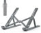 BoYata Laptop Stand, 6 Levels of Height Adjustable Portable Laptop Holder for Desk, Aluminum Foldable Laptop Riser, Compatible with MacBook Air/Pro, Dell, HP, Acer, Most 10-15.6” Laptops-Grey