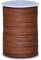 Cords Essentials Round Genuine Leather String Cord, Rope for Jewelry Making, Necklaces, Bracelets, Kumihimo Braiding, Wraps, Crafts and Hobby Projects (Distressed Saddle, 2.0 MM)
