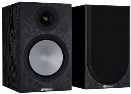 Enceinte biblioth�que Monitor Audio Silver 100 7G Ch�ne noir Vendue par paire