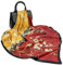 FAIRYGATE Kopftuch Seide Damen Seidentuch Quadrates Bedrucktes Halstuch Satin Seidenschal Kopftuch 90x90cm Schal Rot Damen 91013