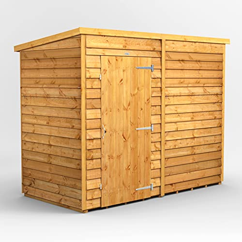 POWER Holzschuppen, 20,3 x 10,2 cm, überlappend, Holzhaus, 20,3 x 10,2 cm