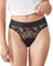 ooia Slip Lace Leaf Perioden Unterwäsche für leichte Blutung schwarz (Größe 32-34)