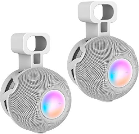 Tyeyober Wandhalter für Homepod Mini, stabile Lautsprecher-Wandhalterung für Homepod Mini, platzsparend, exzellentes Kabelmanagement ohne Kabelsalat