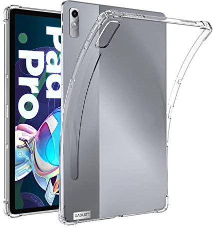 Bkinew Clear Case Compatible with Lenovo P11 Pro Gen 2 11.2 Tablet 2022 Models TB-132FU/TB-138FC Ultra Clear Soft Flexible Case Tab P11 Pro Gen 2 Transparent TPU Skin Bumper Back Cover Shell