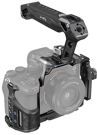 SmallRig A7 IV Cage with Top Handle and HDMI Cable Clamp, Basic Kit for Sony Alpha 7R V/Alpha 7 IV/Alpha 7S III - 3708