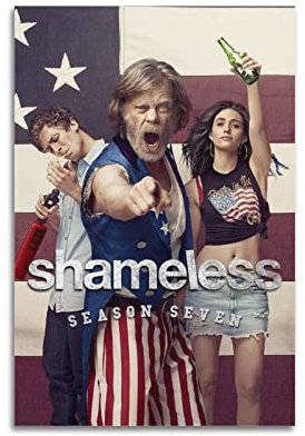 VZRSQZK Shameless TV Festival Poster, dekoratives Gemälde, Leinwand, Wandposter und Kunstdruck, modernes Familienschlafzimmer-Dekor-Poster, 20 x 30 cm