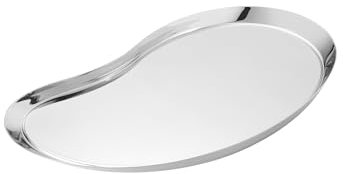 Georg Jensen Indulgence Edelstahltablett – Stilvolle, hochglanzpolierte Servierplatte für Speisen und Getränke – entworfen von Helle Damkjærs