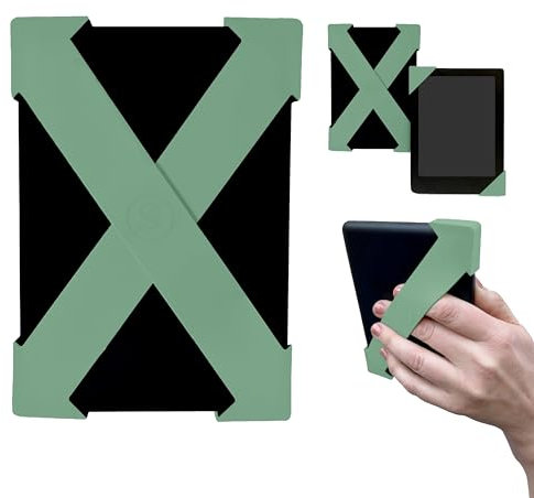 Strapsicle Sangle Main pour Kindles & Kobos – Convient Kindle Basic Gen 11 & 12, Kobo Nia – Lot de 2 Prise Légère – Petit – Sauge