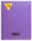 Calligraphe 18127Cpack Un lot de 10 Cahiers Agrafés Violets (une Marque de Clairefontaine) - 17x22 cm - 96 Pages Grands Carreaux - Papier Blanc 90 g - Couverture Polypro Transparent