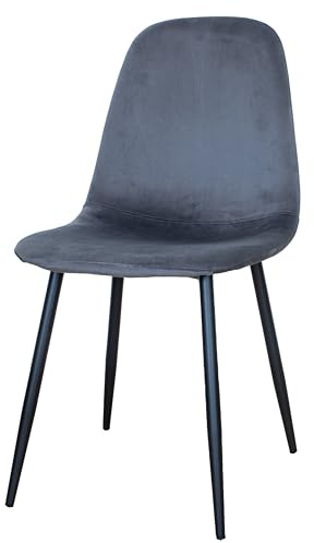 GARDENIA Becky Sedia, Acciaio, Grigio, 1