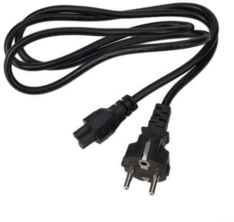 Oniissy Scooter MAX G30D Netzkabel, Stromladekabel 3-polig für Ninebot MAX G30 G30D Elektroroller- Ladekabel für schnelles und effizientes Laden, Praktisch und langlebig, Schwarz, 140 cm lang