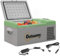 Glacière à compresseur Outsunny 16L, glacière voiture 12/24V DC & 100-240V AC, jusqu'à -20°C, glacière portable avec modes MAX/ECO, mini réfrigérateur pour camping, camion, bateau, RV et prise