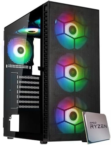 PC Gaming EMCA4 6 Ventole ARGB (R5 7600X, RX 7700XT)