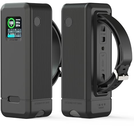 Silikonhülle für Anker Prime 27.650mAh Power Bank (250W),2mm Dicke Stoßfeste und Sturzsichere Silikonhülle mit Oleophobe Beschichtung, fasst 1*Simkarten/1*SIM Karte Nadel (Schwarz)