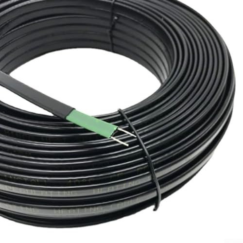 Self Regulating Heating Cable, Antifreeze Pipe Heating Cable, Pipe Freezing Kit Safe To Use 20W/M Heating Belt With Material For Pipe Insulation, 50m Length(10M.)