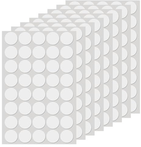 YQQYG 320 Stück Doppelseitige Klebepunkte, 20 mm Transparent Große Doppelseitige Aufkleberpunkte, Klebe Punkte, Entfernbare Transparent Klebepunkte, Entfernbare Ballonpunkte