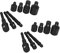 Rfeeuubft 6Pcs Hexagon Space for Adaptor Socket Adaptor Socket Spanner 1/4Inch,1/2Inch,3/8 Socket Adapter and 8Pcs Sleeve Adapter