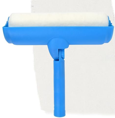 Pinceau rouleau de plafond - Rouleau de peinture pour plafond, rouleau de peinture murale, rouleau anti-goutte | Outil de rouleau de peinture de 25,4 cm avec bouclier, pinceau de peinture réglable