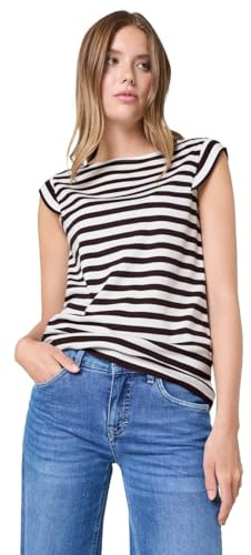 Street One Studio Damen Gestreiftes Jersey-Top