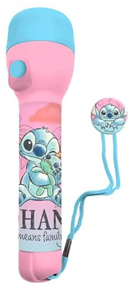 Disney Stitch Lampe de Poche LED pour Enfants, Cadeau pour Filles