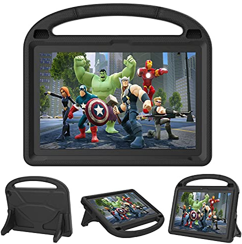 Kricsertg New Case for 10 Inch Tablet (13th/11th Generation, 2023/2021Release) - Lightweight Shockproof Kids Case for 10 inch Tablet, Not for Other Tablet - Black
