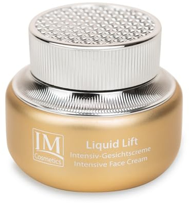 Genius IM Cosmetics Liquid Lift Intensiv-Gesichtscreme gegen Falten, Anti-Aging Nachtpflege für straffe & glatte Haut, Creme für Feuchtigkeit und jede Haut - entwickelt mit Dr. Michaela Fuchs 50ml