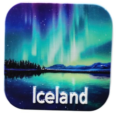 Kühlschrankmagnet, Motiv: Island, Reykjavik, Souvenir, Reise, Erinnerung, Geschenkidee