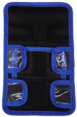 Generic Canvas Drill Bit Pouch Organizer with Oxford Cloth, 24pcs Capacity, Portable Tool Bag for Mechanics and Home Projects