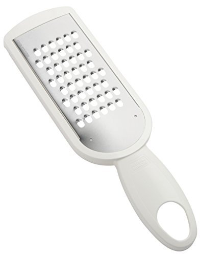 KUHN RIKON 20192 Swiss Medium Weiss Handreibe, Kunststoff, 23.6 x 6.7 x 2.5 cm