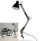 LED Desk Lamp - BANGWEIER Black Flexible Swing Arm Clamp Mount Lamp Office Studio Home Table Desk Light