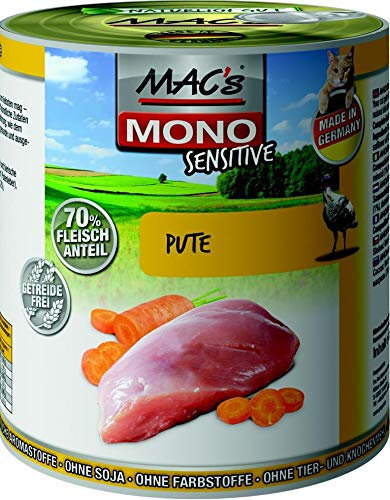 MAC's Cat Mono frische Pute (getreidefrei) 6 x 800 g