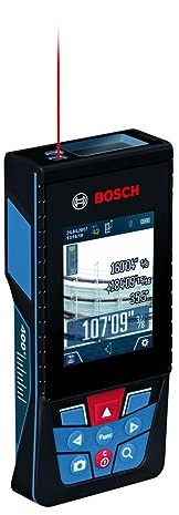Bosch GLM400C Blaze Outdoor 400 ft Bluetooth Connected Laser Measure with Camera and AA Batteries
