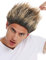 WIG ME UP - 31733-ZA103-82A Perücke Halloween Herren Damen hoch toupiert Troll Teufel Kobold schwarz blond Spitzen