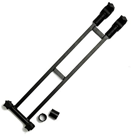 Westlake Extra-Long Dual Fishing Umbrella Bracket, Clamp for Fishing Umbrella, Fishing Equipment