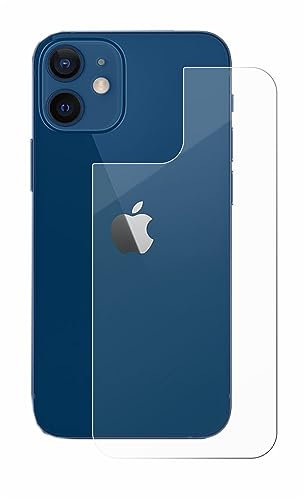 BROTECT Schutzglas für Apple iPhone 12/12 Pro (Rückseite) Schutzfolie Made in Germany Panzer Folie Glas Displayschutz [ 9H, Anti-Fingerprint]