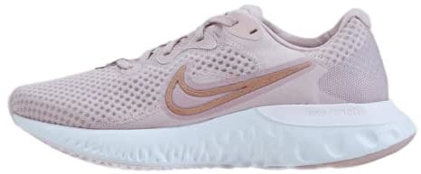 Nike Renew Run 2, Scarpe da corsa Donna, Rosa (Champagne/Mtlc Rosso Bronzo-Lt Violetto-Bianco), 38 EU